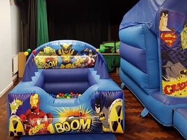 Hire heroes ball pool in Sheffield and Chesterfield Heroes ball pool hire in Sheffield and Chesterfield